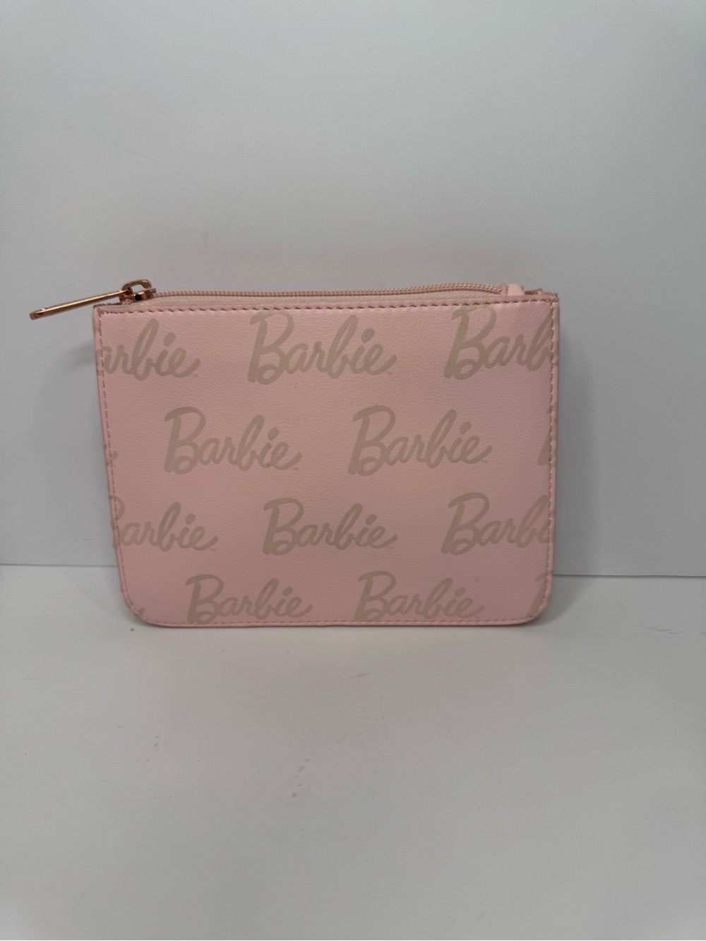 Loungefly Barbie Pink Logo Zip Pouch Cosmetic Bag Wallet Y2K Coquette Barbiecore - Picture 2 of 10